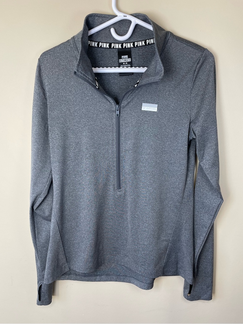 PINK Victoria’s Secret Ultimate Quarter-Zip Pullover - Medium